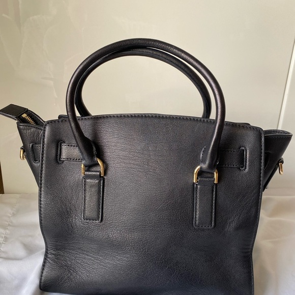 Michael Kors Black Leather Handbag - Picture 4 of 5